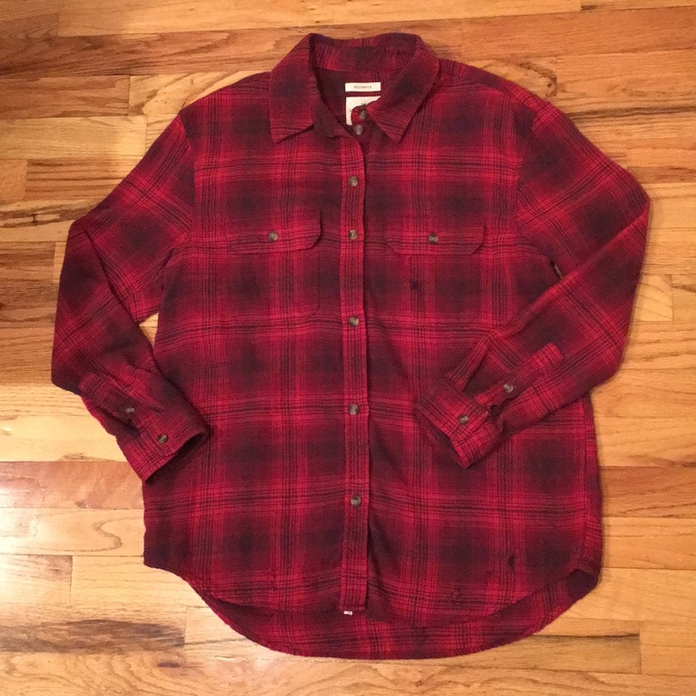 Women’s AE Destroyed Flannel